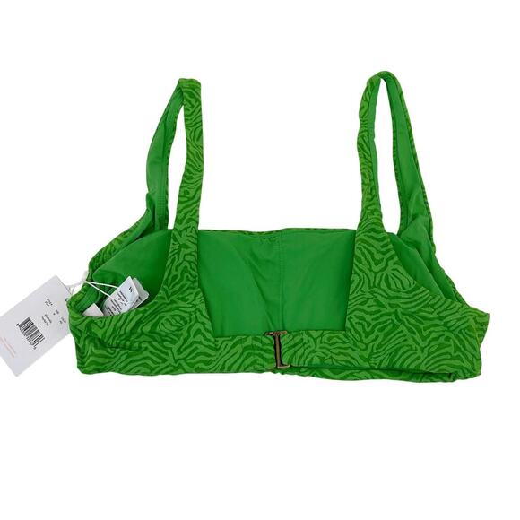 Andie Swim The Rye Bikini Top in Holly Green Size Medium NEW with Tags! - Picture 6 of 7